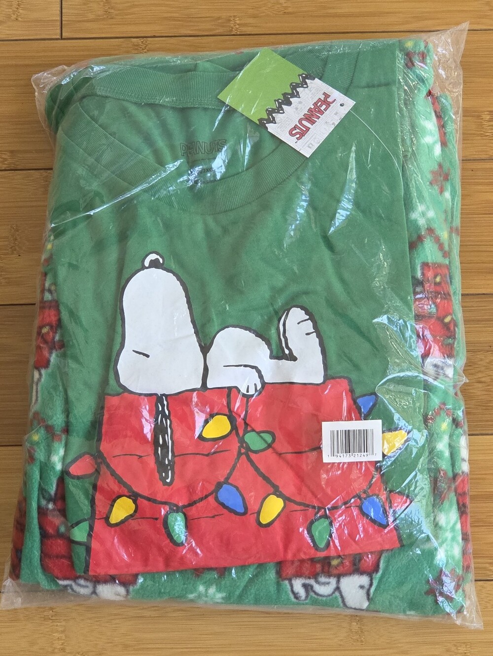 Peanuts Snoopy Loungewear XXL Holiday Pajama Set Men's 2XL